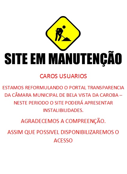 SITE EM MANUTENÇÃO